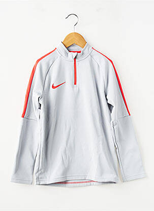 Mikroskopas tiesi kirpimas ilgos rankovės pilka NIKE berniukas