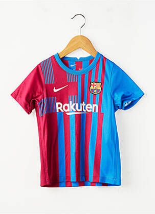 T-marškinys futbolo sportas trumpas rankovės mėlyna NIKE berniukas