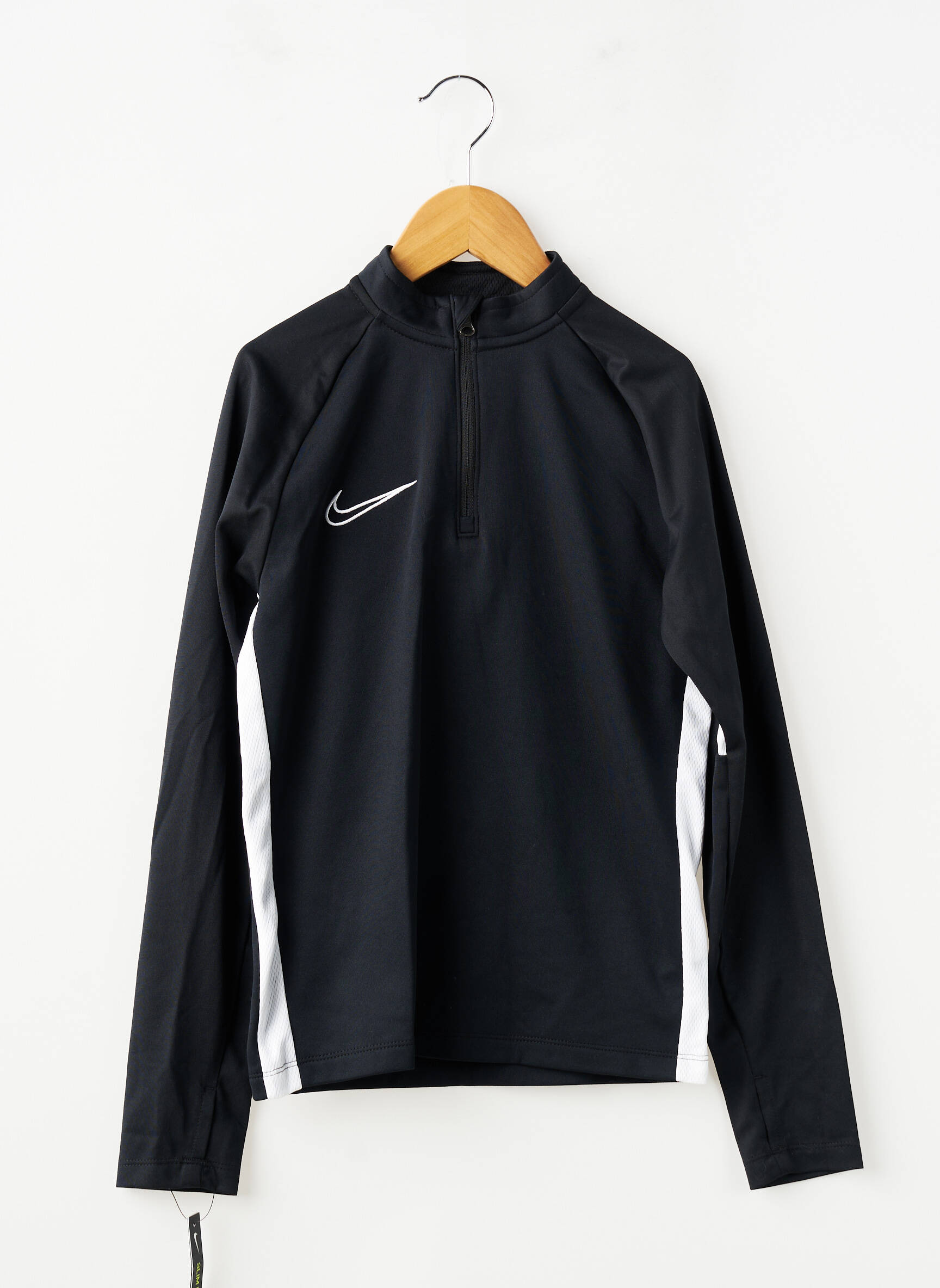 Mikroskopas tiesi kirpimas ilgos rankovės juodas NIKE berniukas