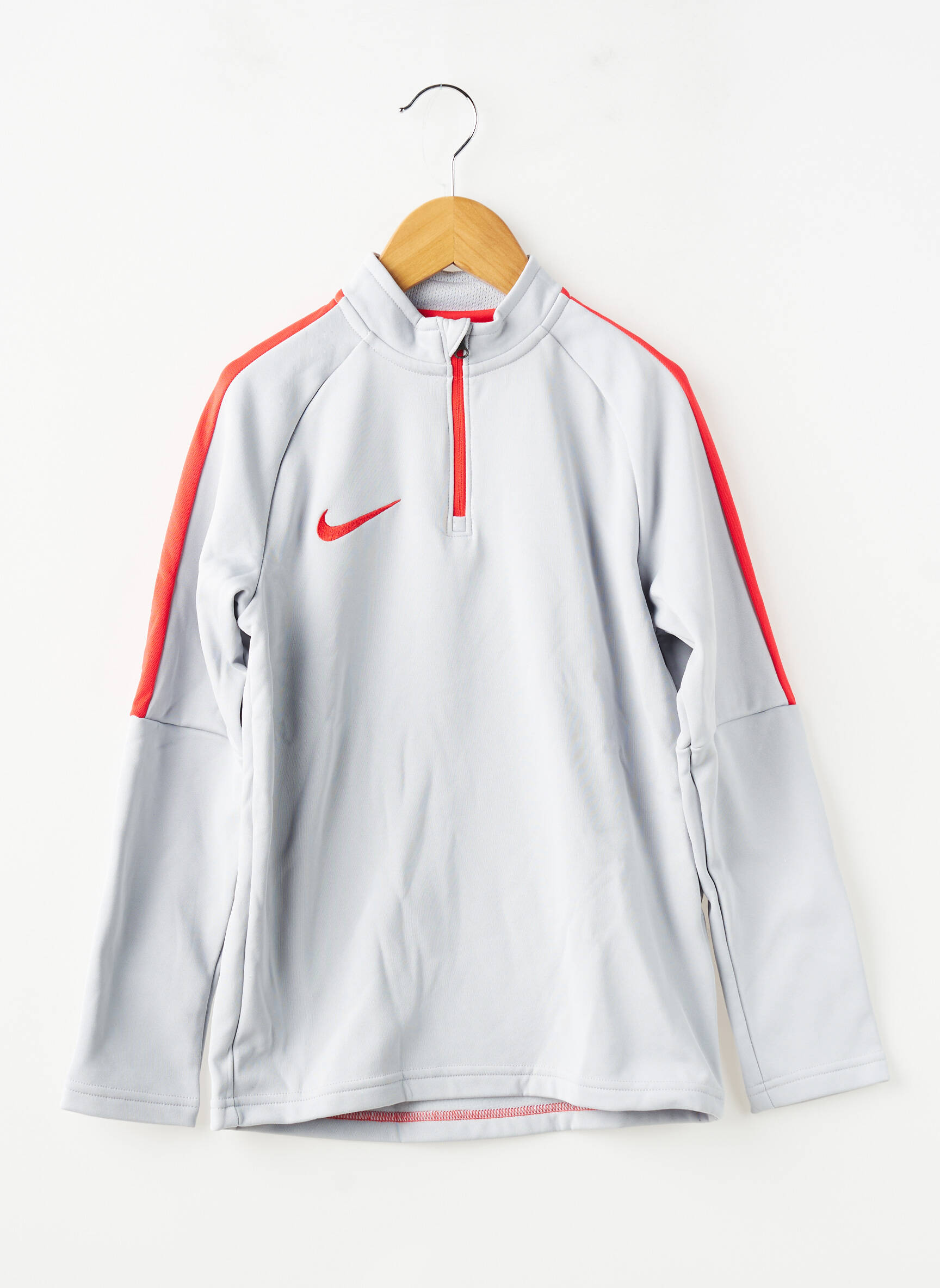 Mikroskopas tiesi kirpimas ilgos rankovės pilka NIKE berniukas