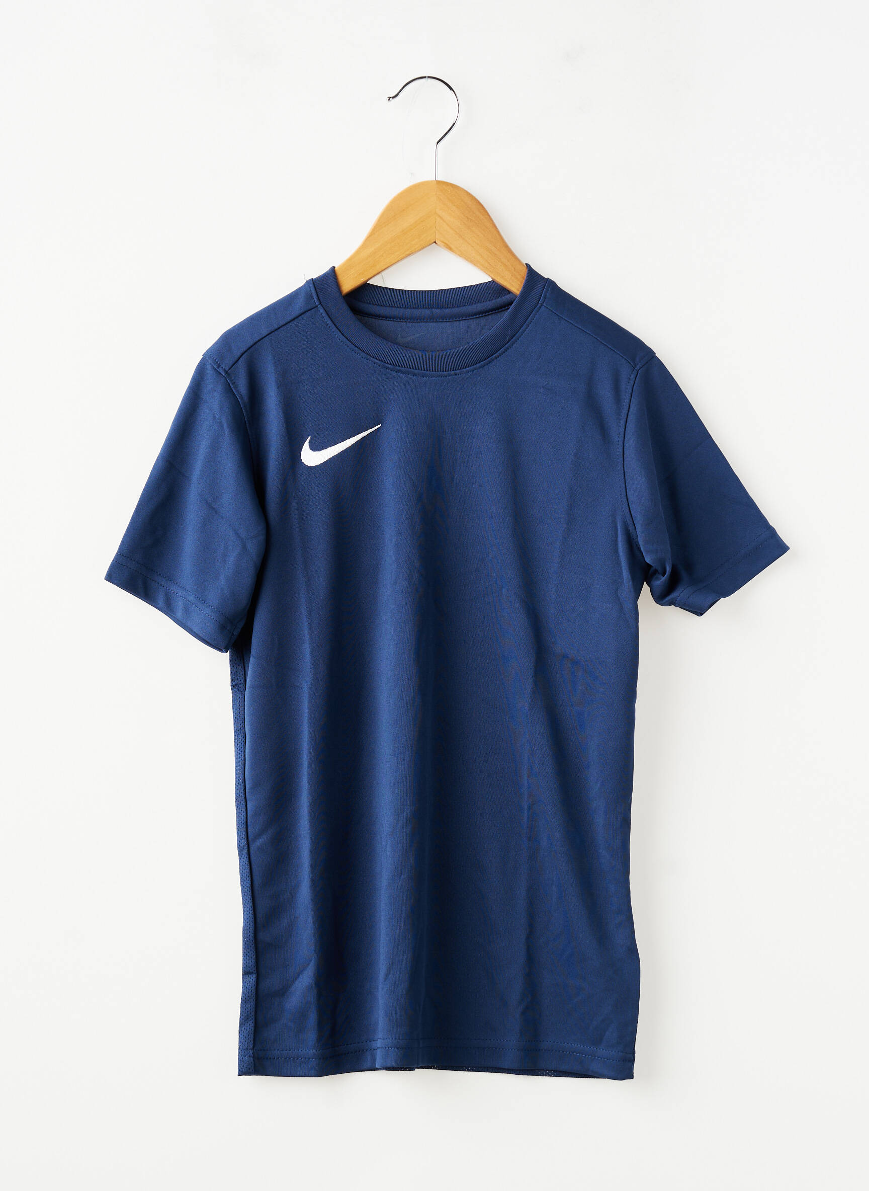 T-marškinys futbolo sportas trumpas rankovės mėlyna NIKE berniukas