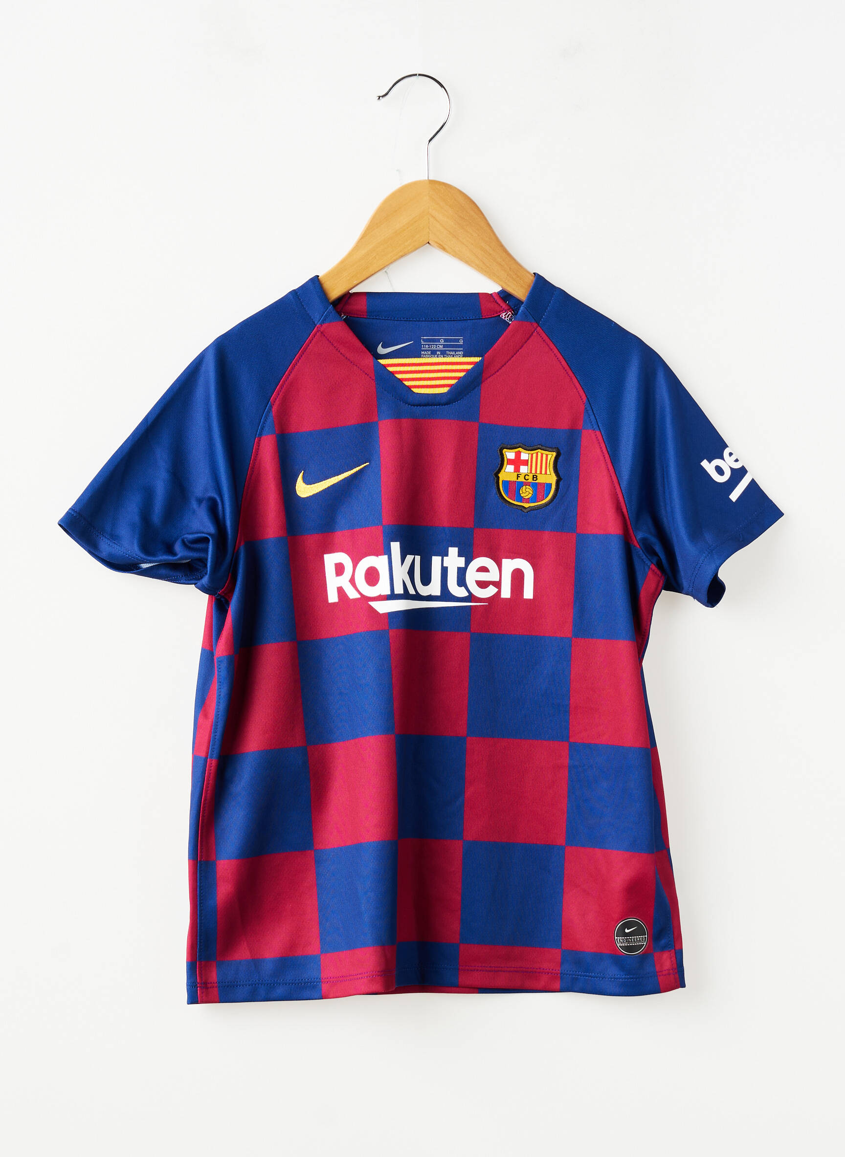 T-marškinys futbolo sportas trumpas rankovės mėlyna NIKE berniukas