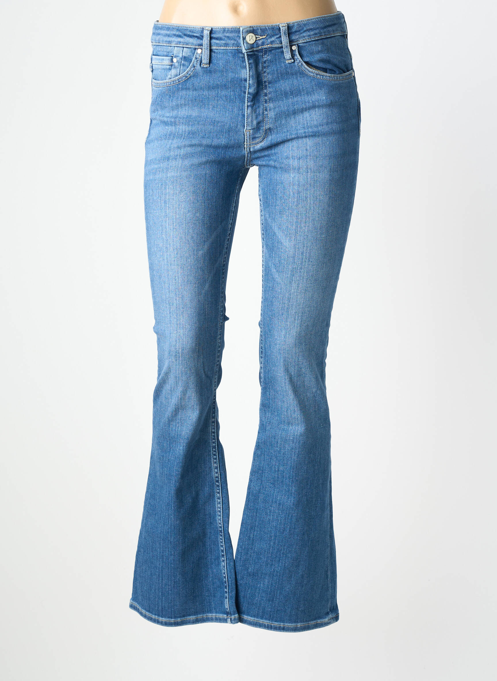 Bootcut džinsai normala dydis normala dydis mėlyna REIKO moteris
