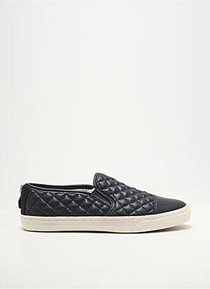 Slip-on batai apvalus mygtukas plokščias kulnas iki 3 cm juodas GEOX moteris