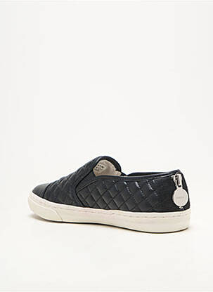 Slip-on batai apvalus mygtukas plokščias kulnas iki 3 cm juodas GEOX moteris