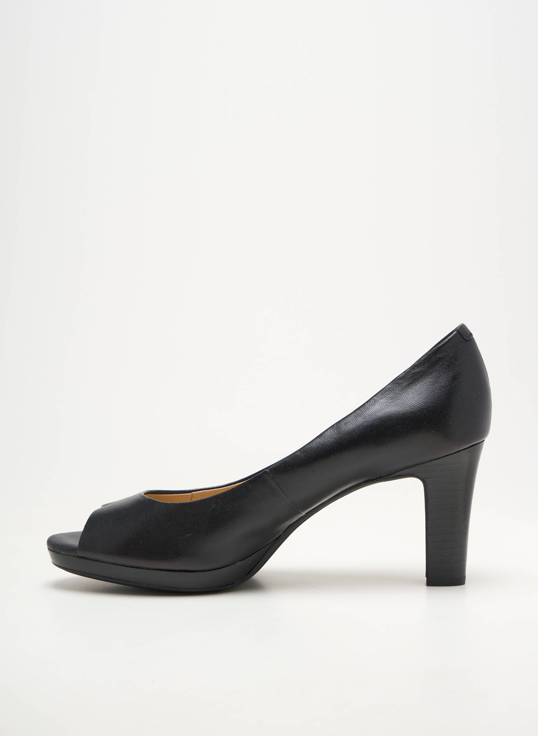Aukštakulniai satino audinys kulnas nuo 7 iki 9 cm juodas GEOX moteris