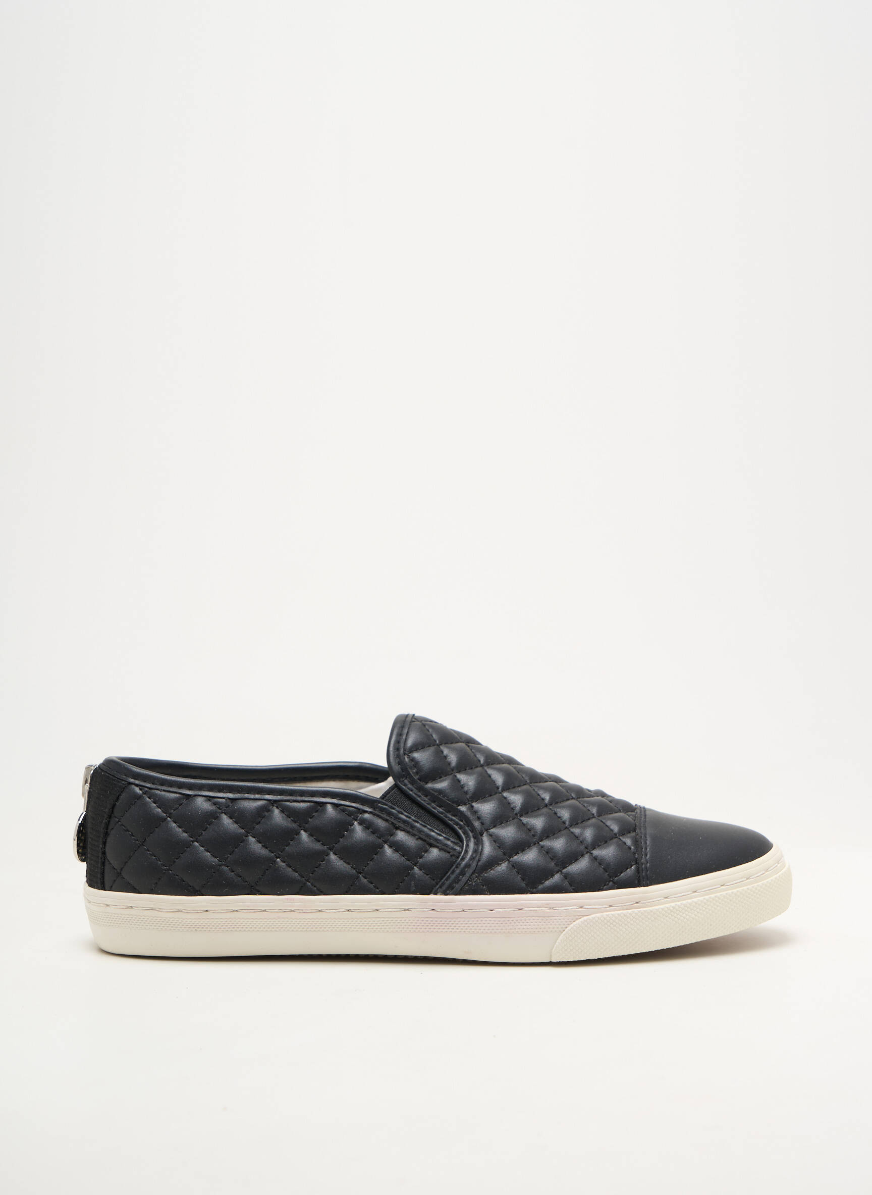 Slip-on batai apvalus mygtukas plokščias kulnas iki 3 cm juodas GEOX moteris