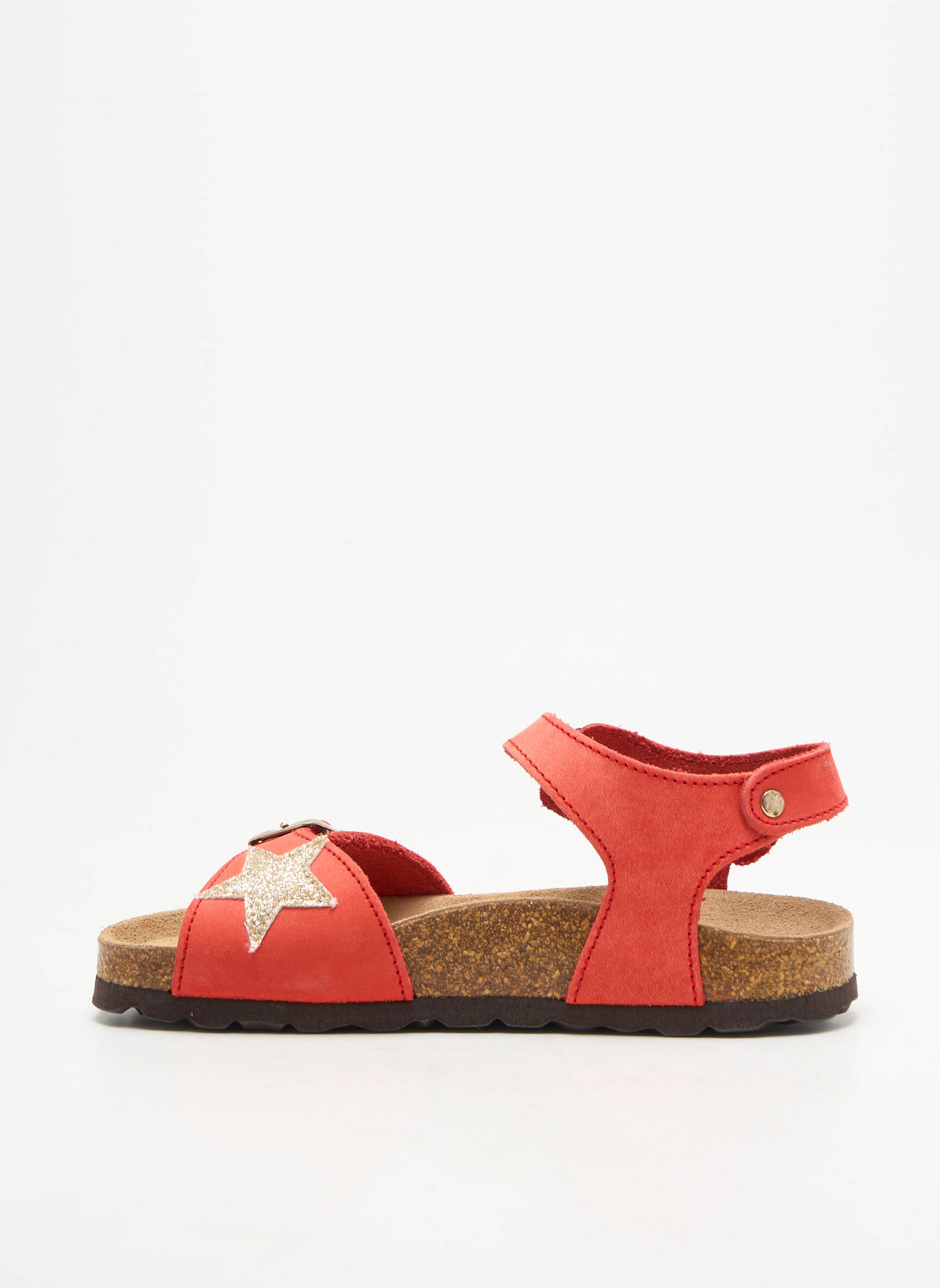 Sandalai/nu pėdos blizgučių audimas, blizgus audimas atvira pabaiga raudona REQINS mergina
