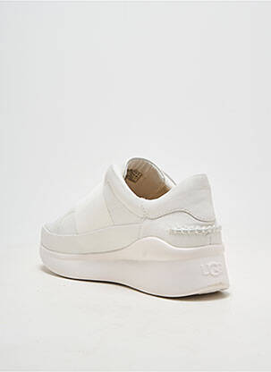 Slip-on batai apvalus mygtukas kulnas nuo 4 iki 6 cm baltas UGG moteris