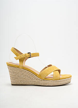 Espadrilės užsegimas kilpa(s) kulnas nuo 7 iki 9 cm geltona GEOX moteris
