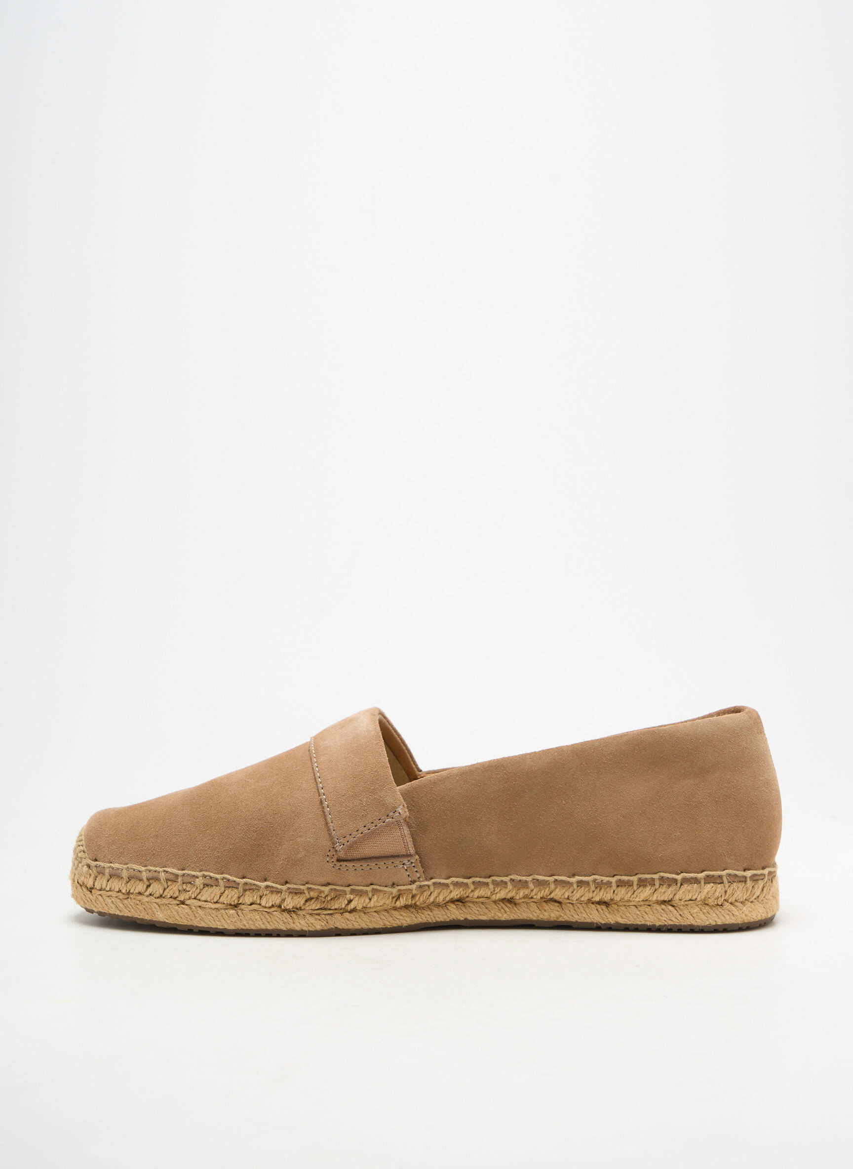 Espadrilės apvalus mygtukas plokščias kulnas iki 3 cm bežinis UGG moteris