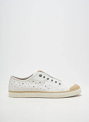 Slip-on batai satino audinys plokščias kulnas iki 3 cm sidabrinė GEOX moteris