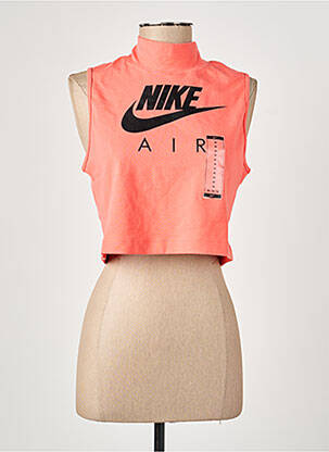 Viršūnė tamprumas be rankų oranžinė NIKE moteris