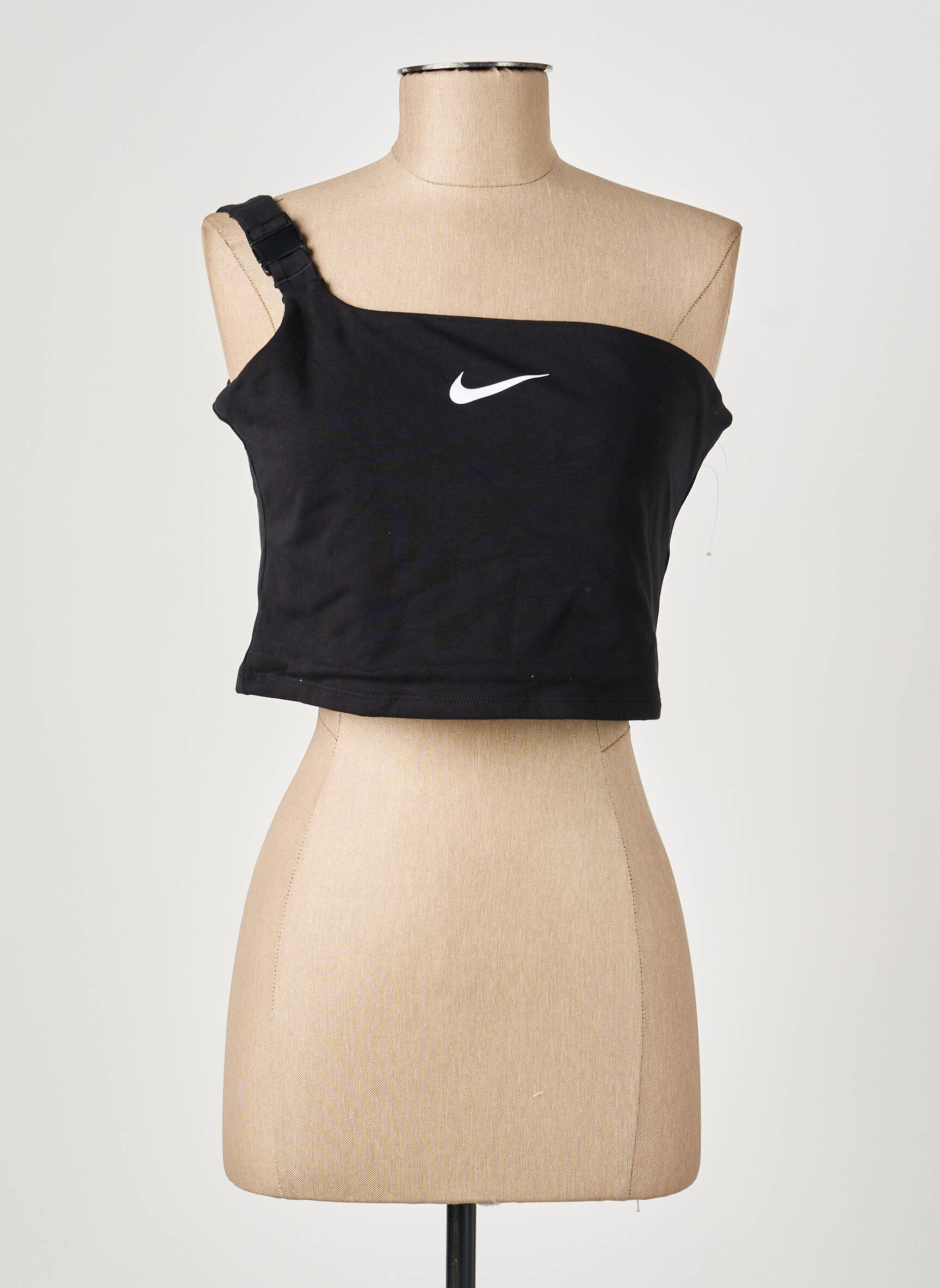 Viršūnė tamprumas be rankų juodas NIKE moteris