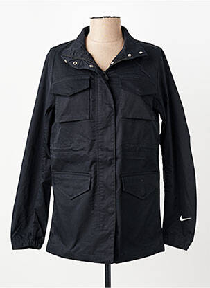 Parka be gobtuvų be gobtuvų juodas NIKE moteris