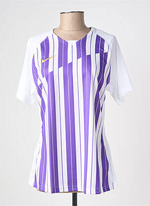 T-marškinys fantazijos raštas trumpas rankovės baltas NIKE moteris