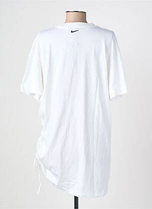 Trumpa rankovė tunika jersey audinys baltas NIKE moteris