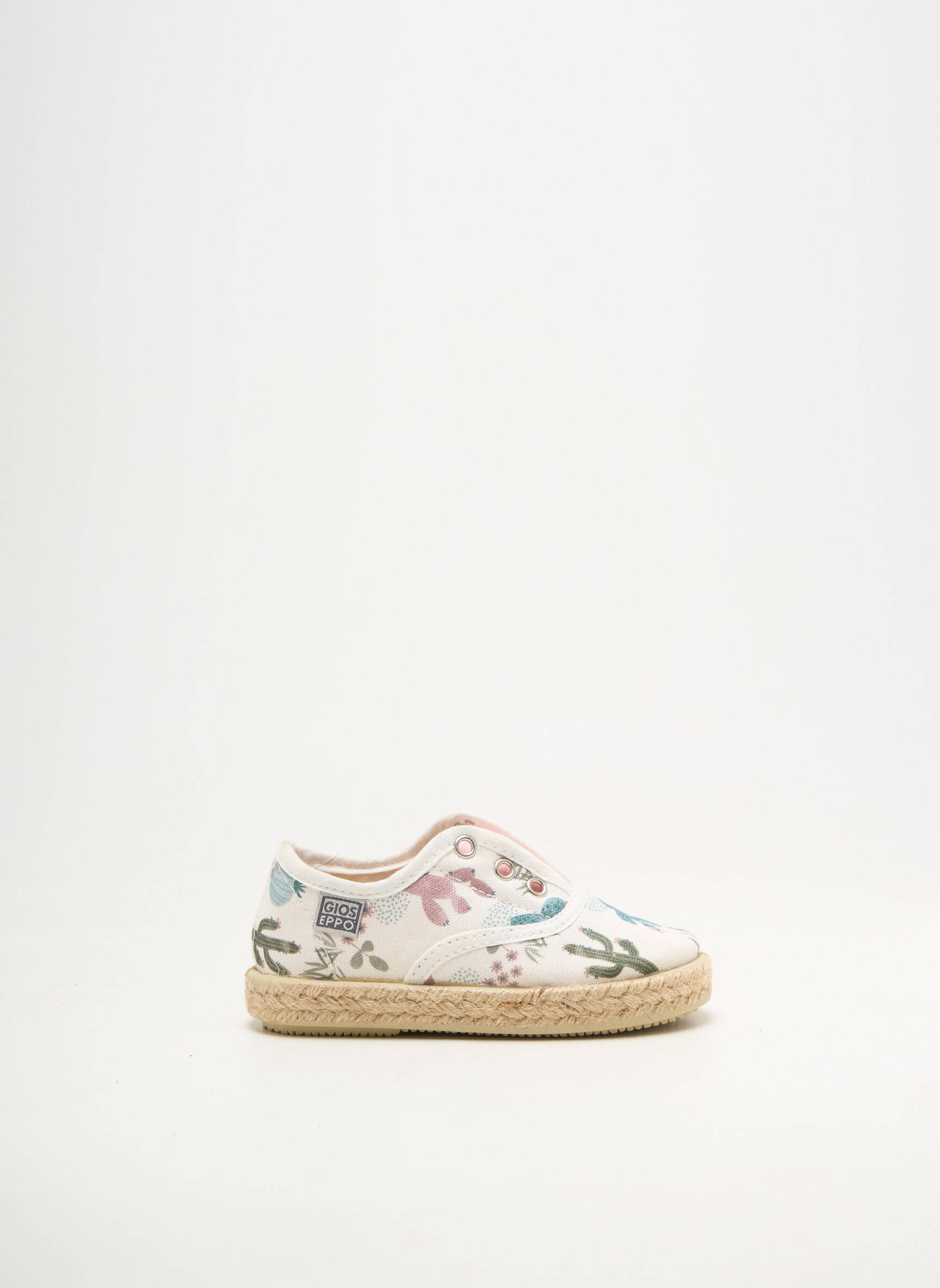 Espadrilės apvalus mygtukas apvalus mygtukas baltas GIOSEPPO KIDS mergina