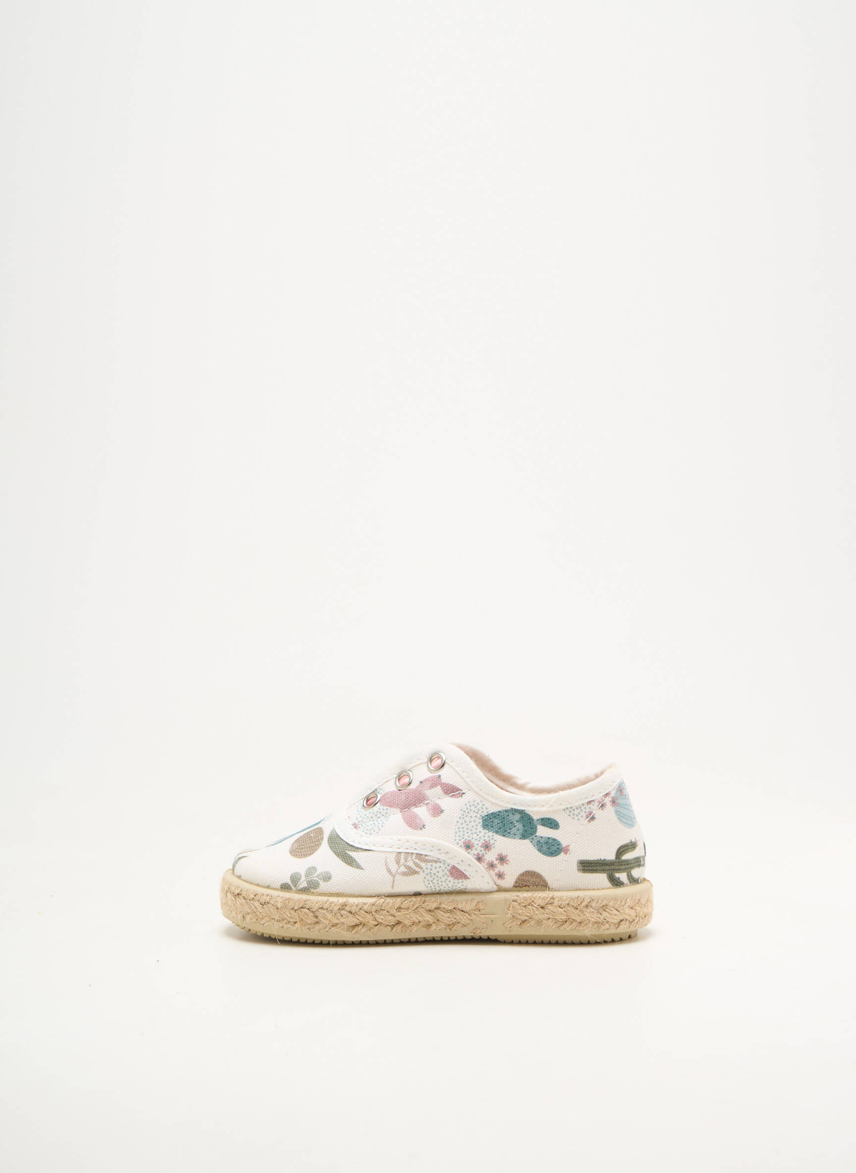 Espadrilės apvalus mygtukas apvalus mygtukas baltas GIOSEPPO KIDS mergina