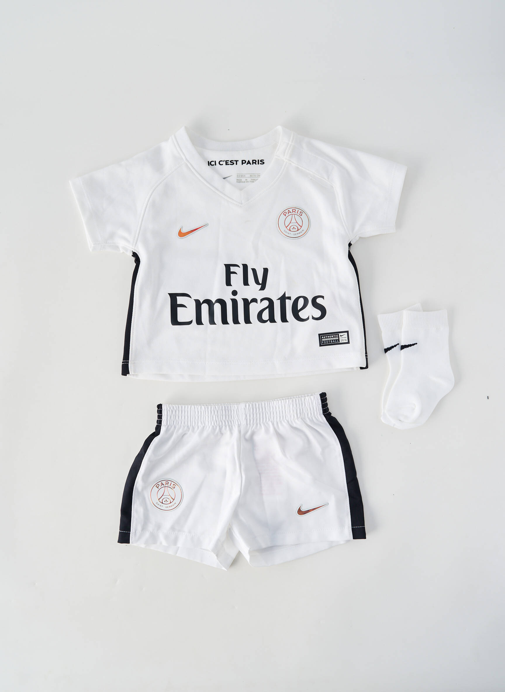 Šortų rinkinys flokuota serigrafija baltas NIKE berniukas