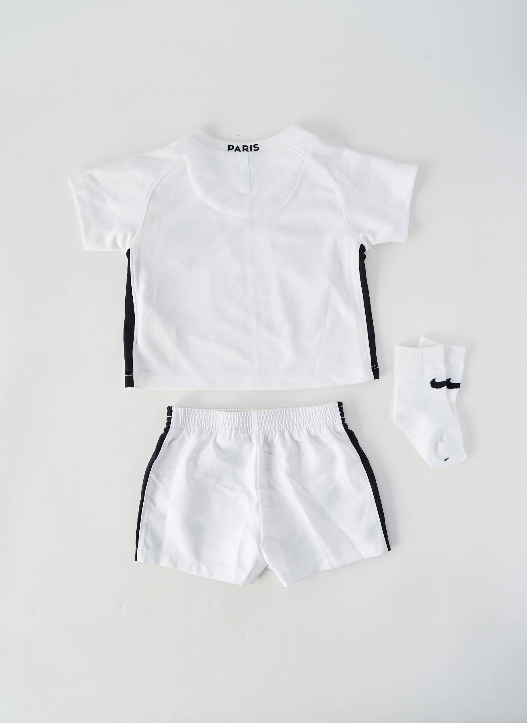 Šortų rinkinys flokuota serigrafija baltas NIKE berniukas