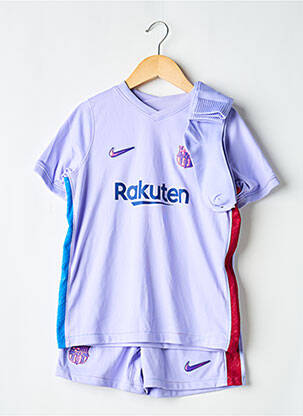 Šortų rinkinys flojėta serigrafija violetinis NIKE berniukas