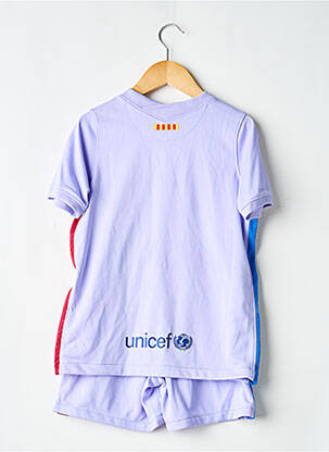 Šortų rinkinys flojėta serigrafija violetinis NIKE berniukas