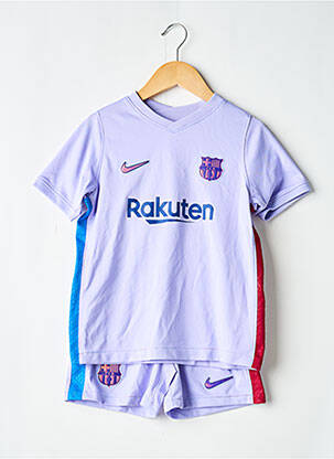 Šortų rinkinys flojėta serigrafija violetinis NIKE berniukas