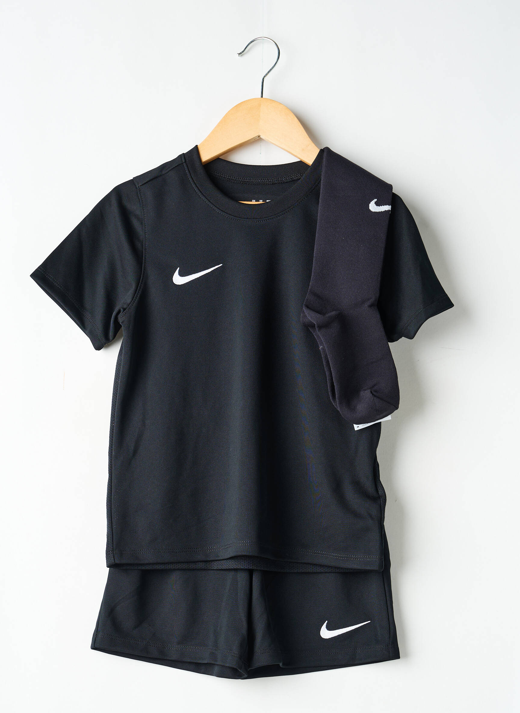 Šortų rinkinys elastinė dydžio sistema juodas NIKE berniukas
