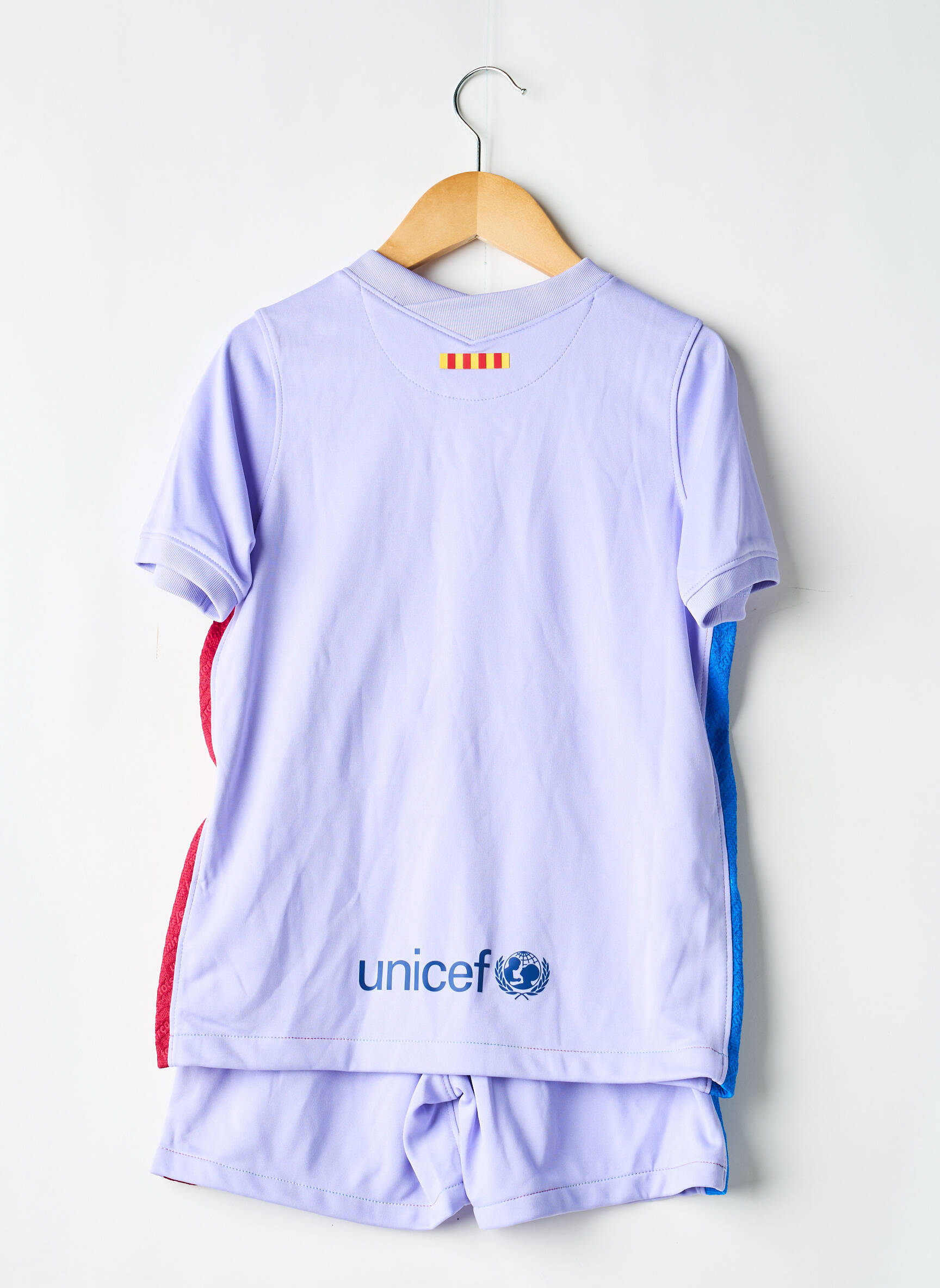 Šortų rinkinys flokuota serigrafija violetinis NIKE berniukas