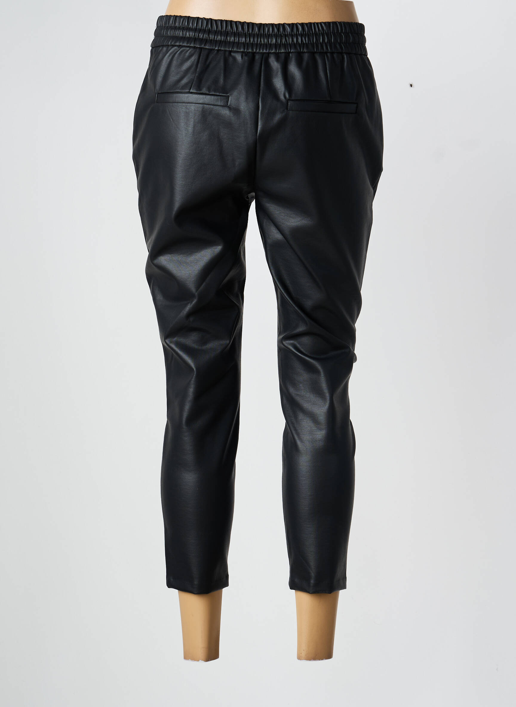 7/8 kelnės aukšta talija aukšta talija juodas VERO MODA moteris
