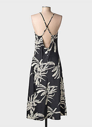 Pusilgių suknelė col v plonos dirželiai juodas AWARE BY VERO MODA moteris