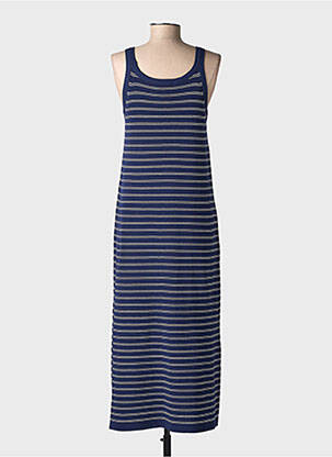 Ilga suknelė be rankų be rankų mėlyna COMPAÑIA FANTASTICA moteris