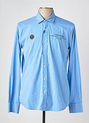 Ilgomis rankovėmis marškinys mygtukiniai rankogaliai mėlyna CAMBERABERO vyras