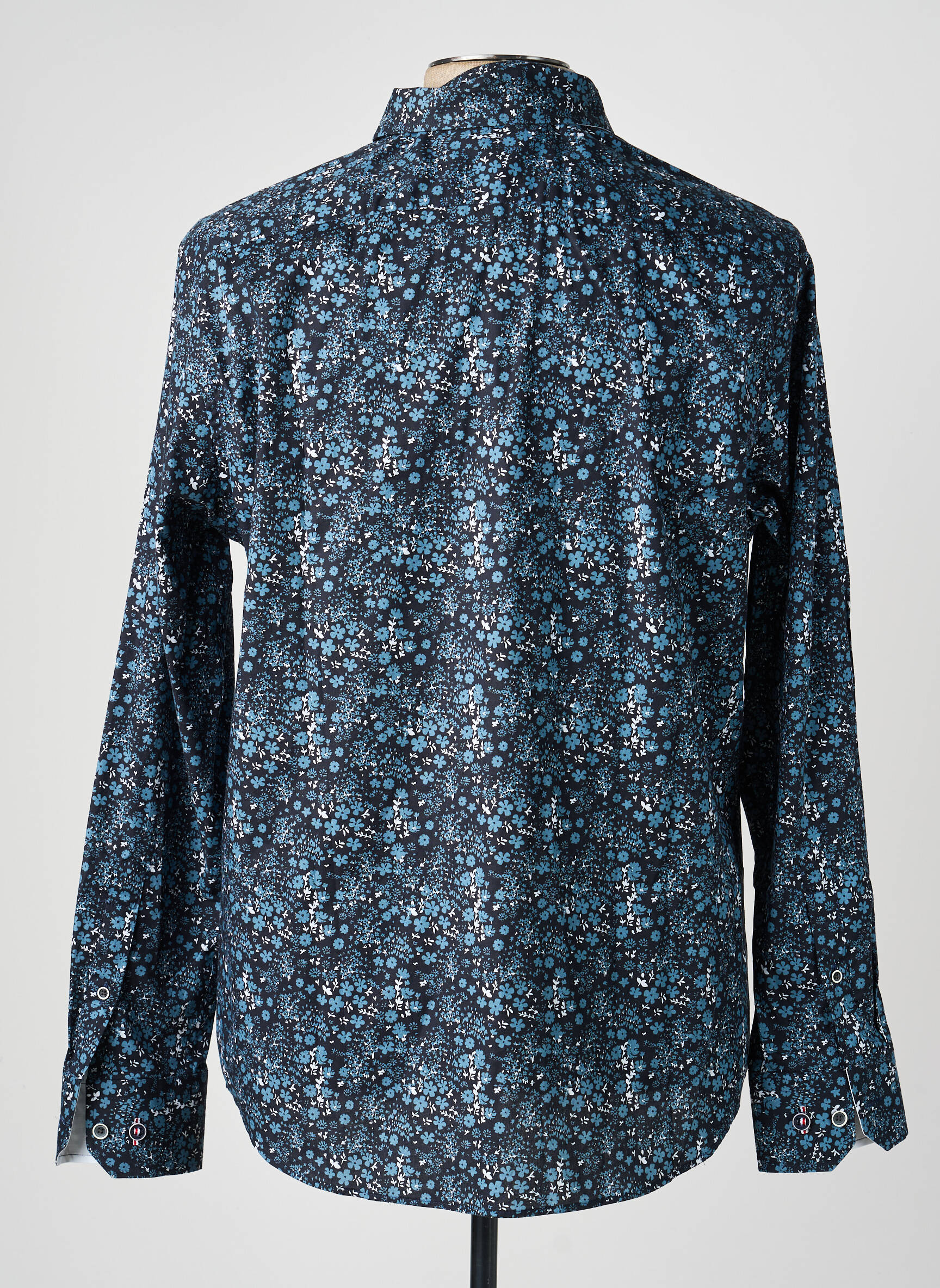 Ilgomis rankovėmis marškinys tiesi kirpimas juodas CAMBERABERO vyras