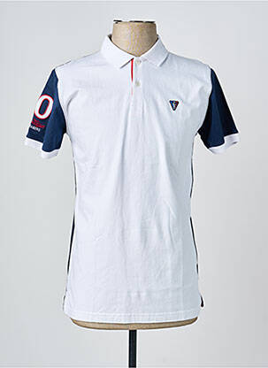 Polo jersey audinys trumpas rankovės baltas CAMBERABERO vyras