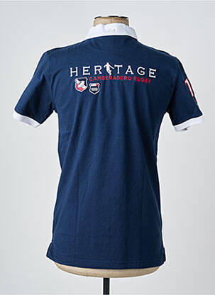 Polo jersey audinys trumpas rankovės baltas CAMBERABERO vyras