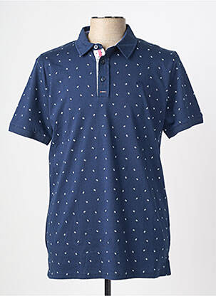 Polo jersey audinys trumpas rankovės mėlyna CAMBERABERO vyras
