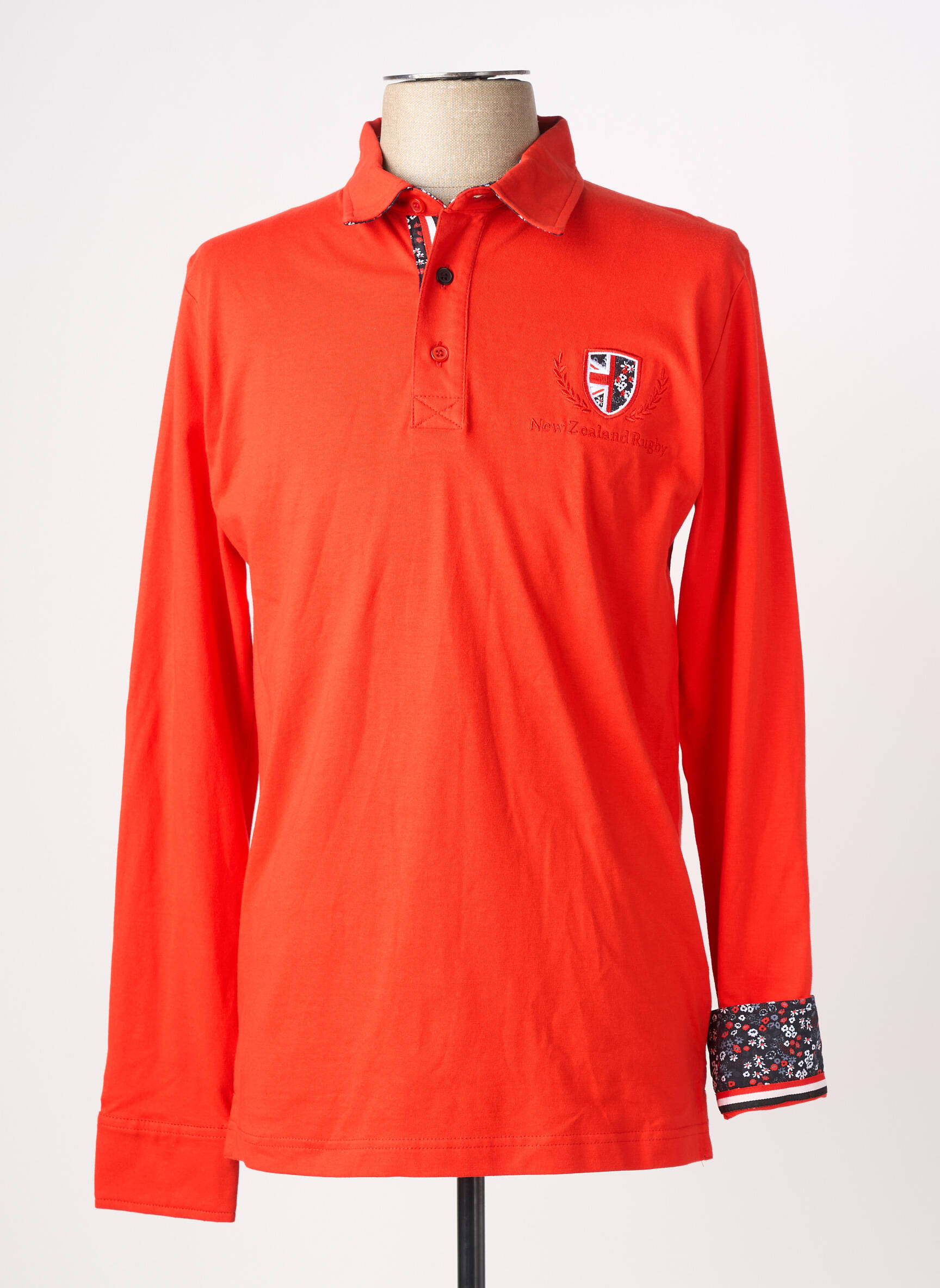 Polo ilgos rankovės ilgos rankovės oranžinė CAMBERABERO vyras
