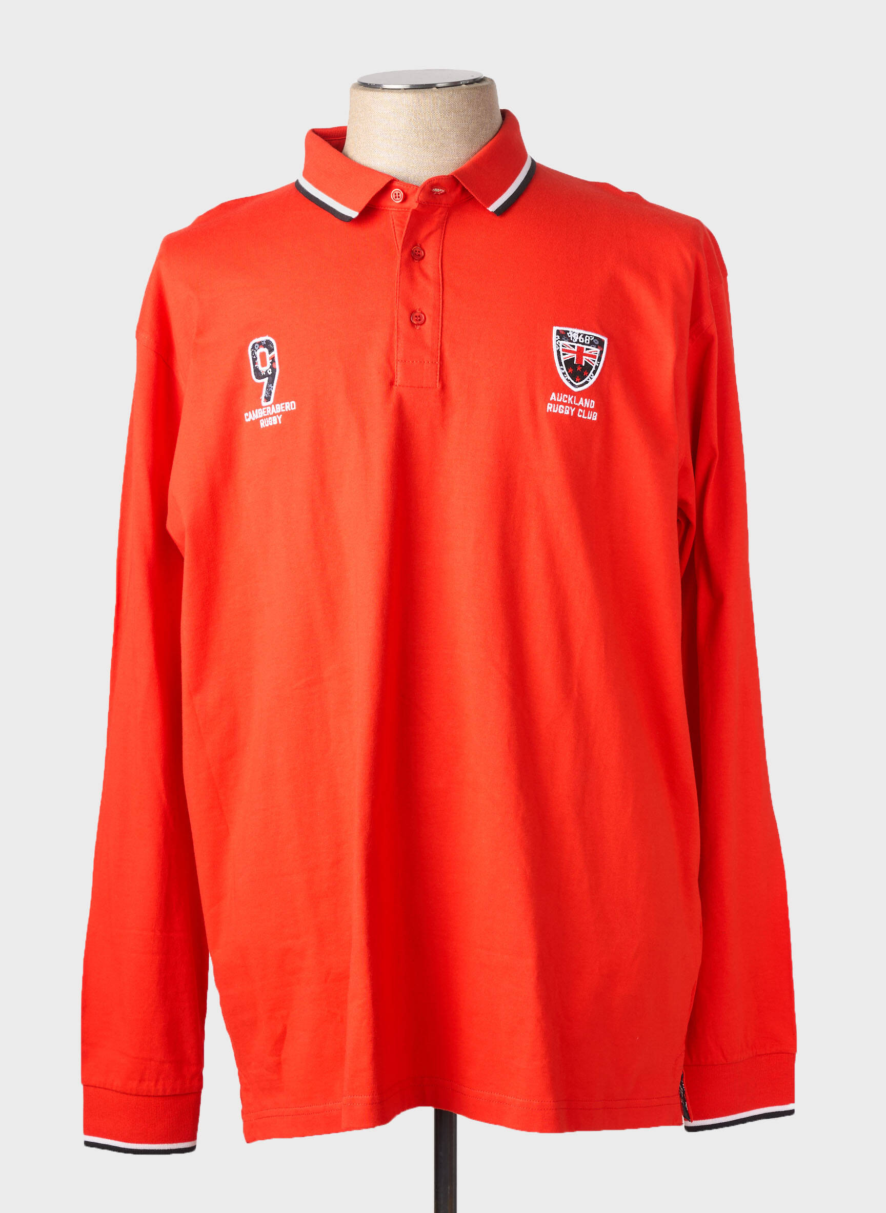 Polo ilgos rankovės ilgos rankovės oranžinė CAMBERABERO vyras