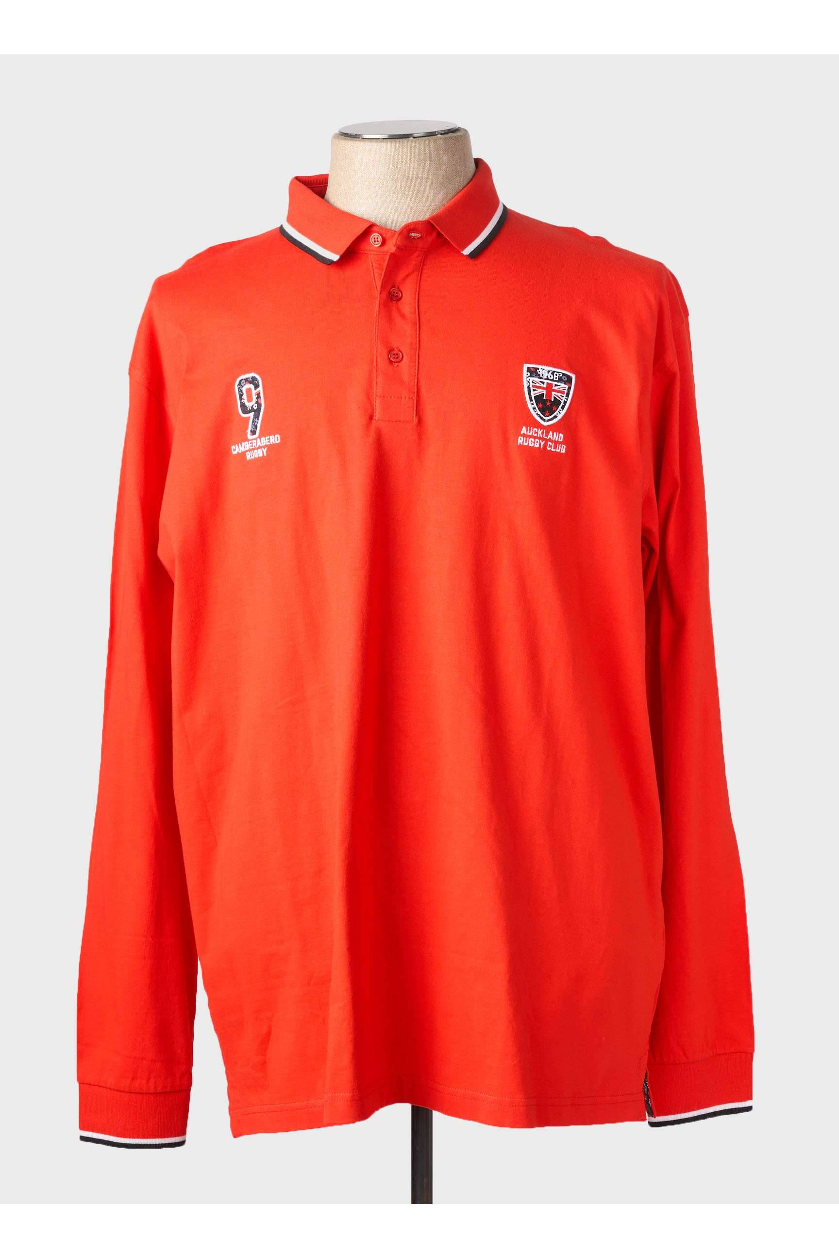 Polo ilgos rankovės ilgos rankovės oranžinė CAMBERABERO vyras