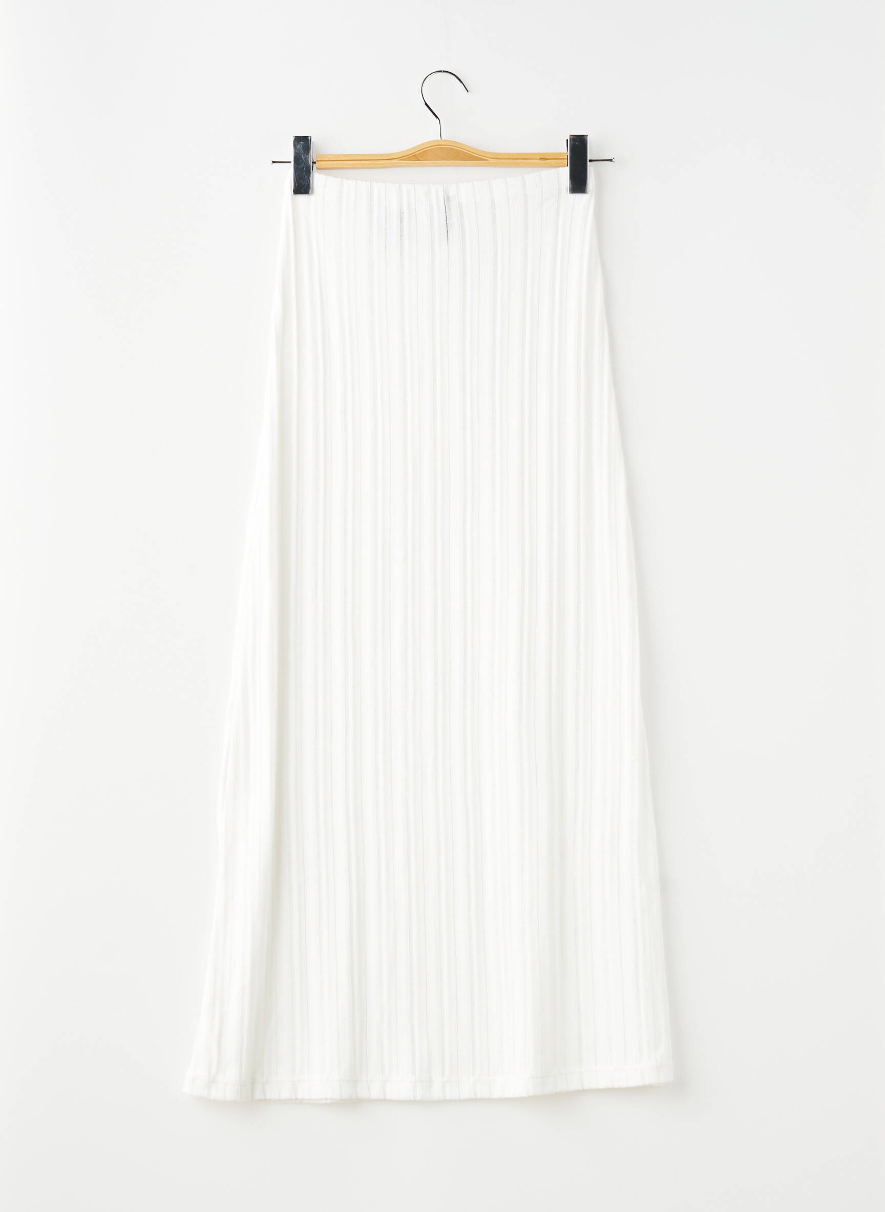 Ilgas sijonas normala dydis baltas DIVIDED H&M moteris