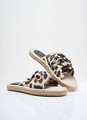 Mule/sabotai atvira pabaiga plokščias kulnas iki 3 cm bežinis H&M moteris