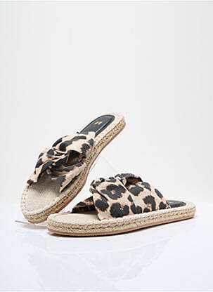 Mule/sabotai atvira pabaiga plokščias kulnas iki 3 cm bežinis H&M moteris