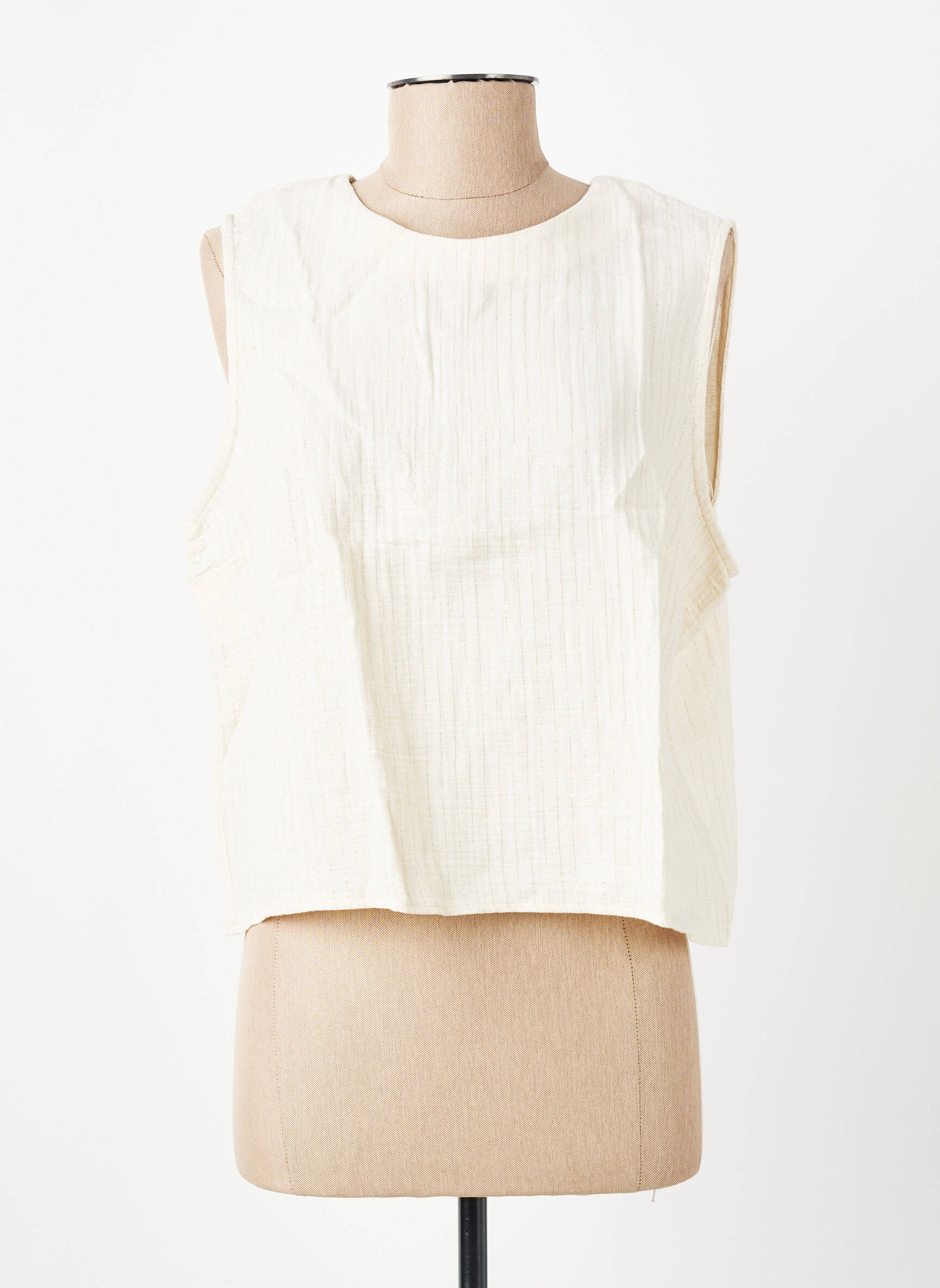 Viršūnė krepos audinys be rankų bežinis AWARE BY VERO MODA moteris