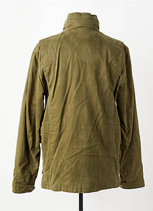Parka ilgos rankovės su gobtuvu žalias IRON AND RESIN vyras