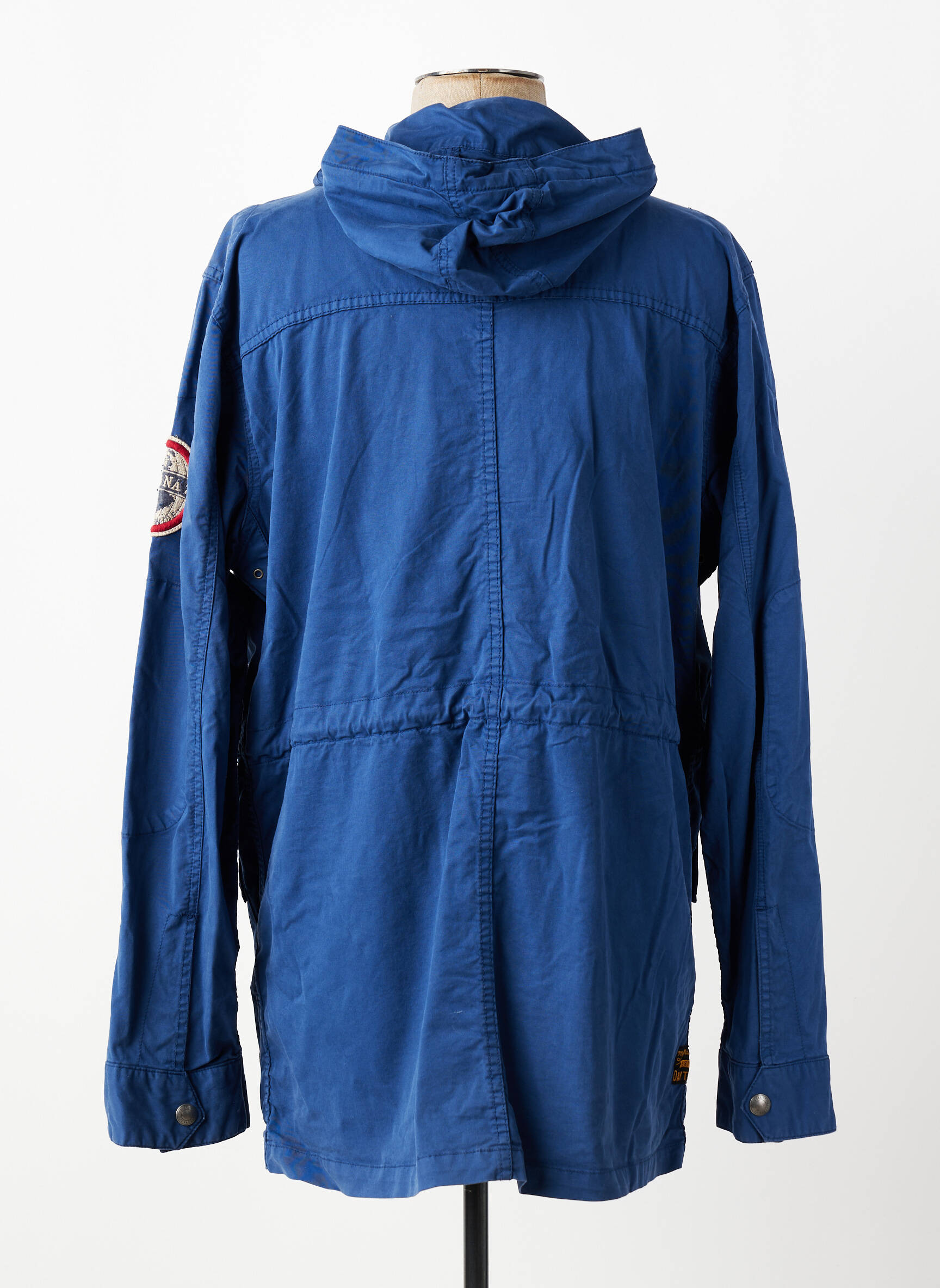 Parka ilgos rankovės su gobtuvu mėlyna DAYTONA vyras
