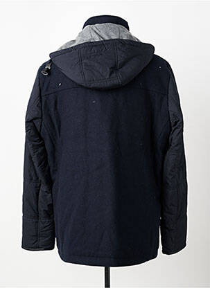 Pūkinė striukė kišenės su gobtuvu mėlyna CAMBERABERO vyras