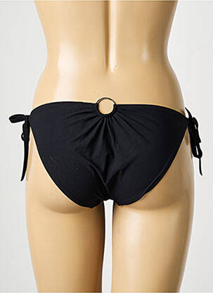 Maudymosi kelnaitės užsegimas su raišteliais bikini juodas PASSIONATA moteris