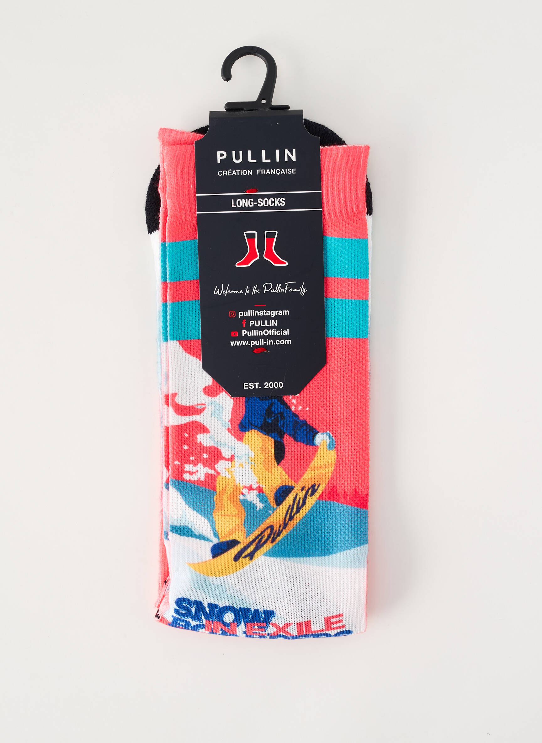 Kojinės fantazijos raštas rožinė PULL IN vyras